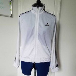Adidas White Track Jacket